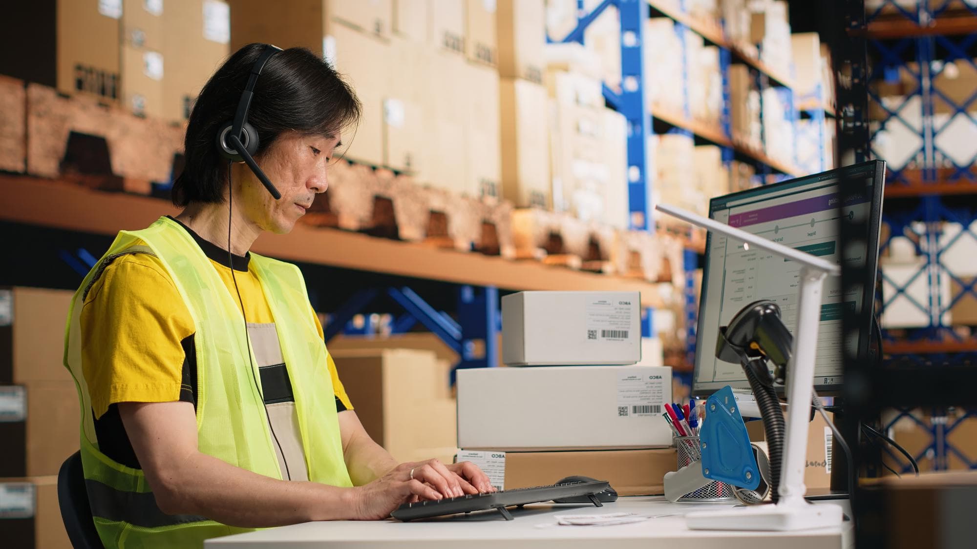 Logistics background